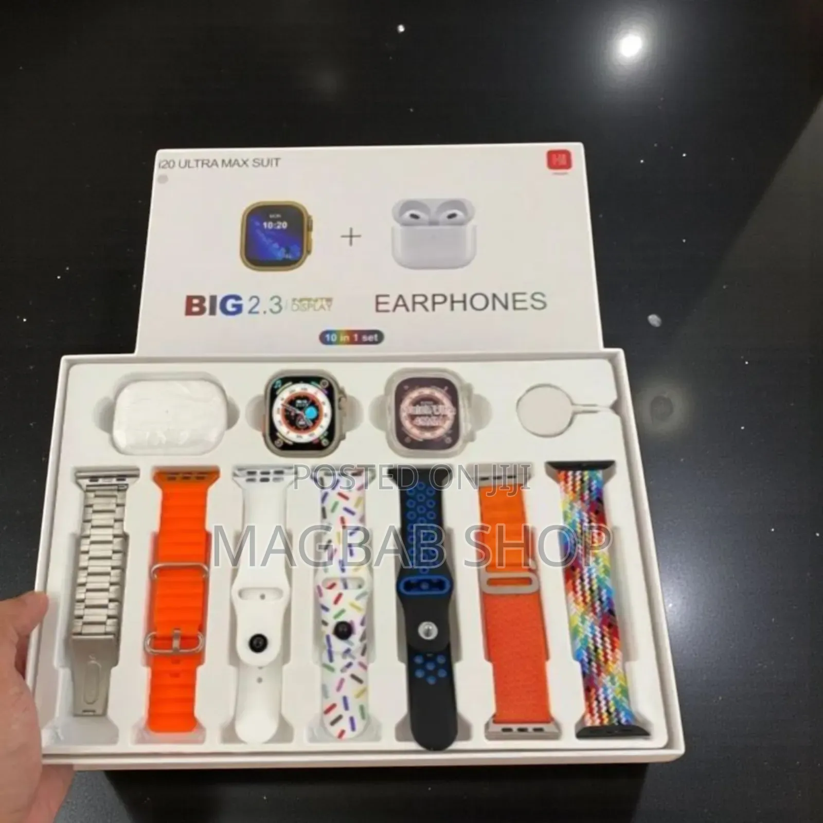 I20 Ultra Max Suit Smartwatch 10 In1 Set (636373)