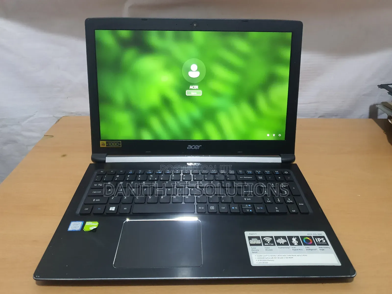 Laptop Acer Aspire A515 51G 8GB Intel Core i5 SSD 256GB