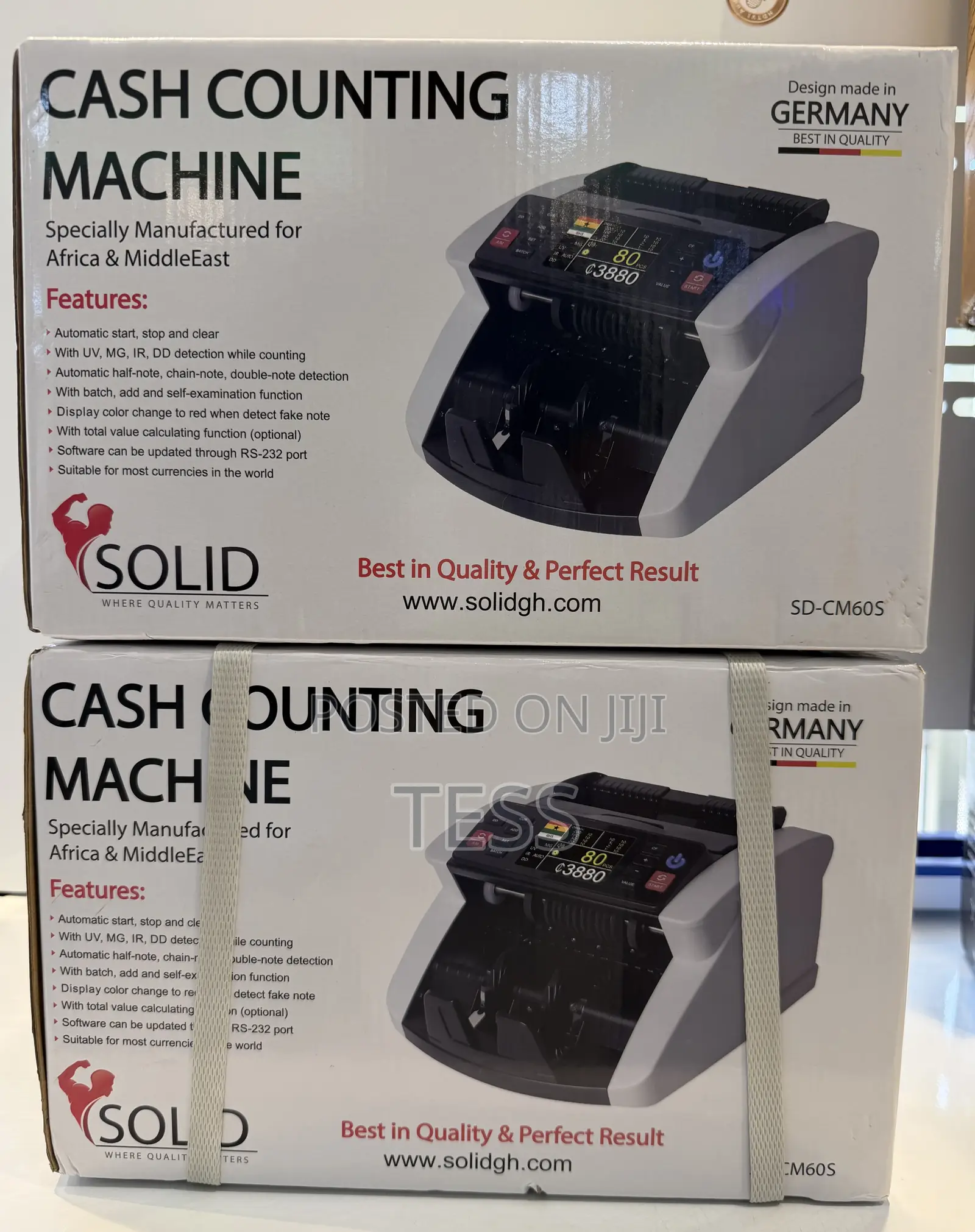 Solid Cash/Money Counting Machine Solid With Uv, Mg, Ir, Dd Detection.
