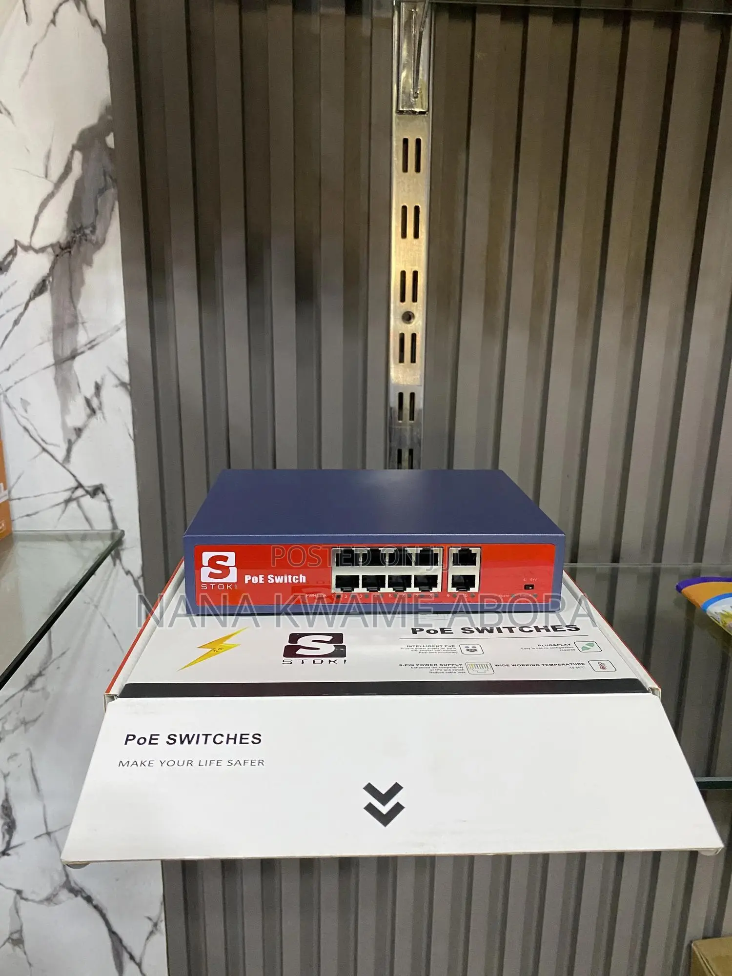 Stoki 8 Port Poe Switch