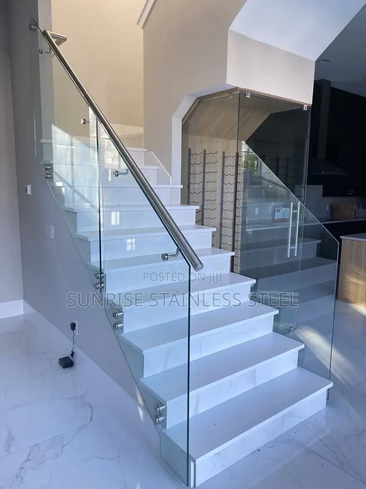 Sunrise Stainless Plain Glass Balustrade
