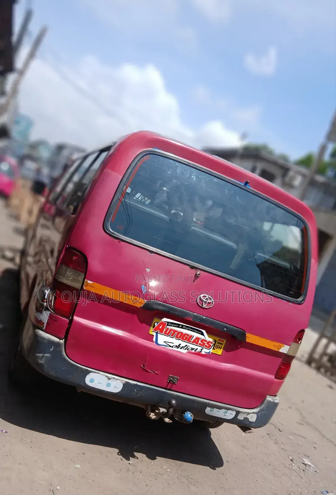Toyota Hiace / Fish Heated Back Tailgate Window Back Glass Available
