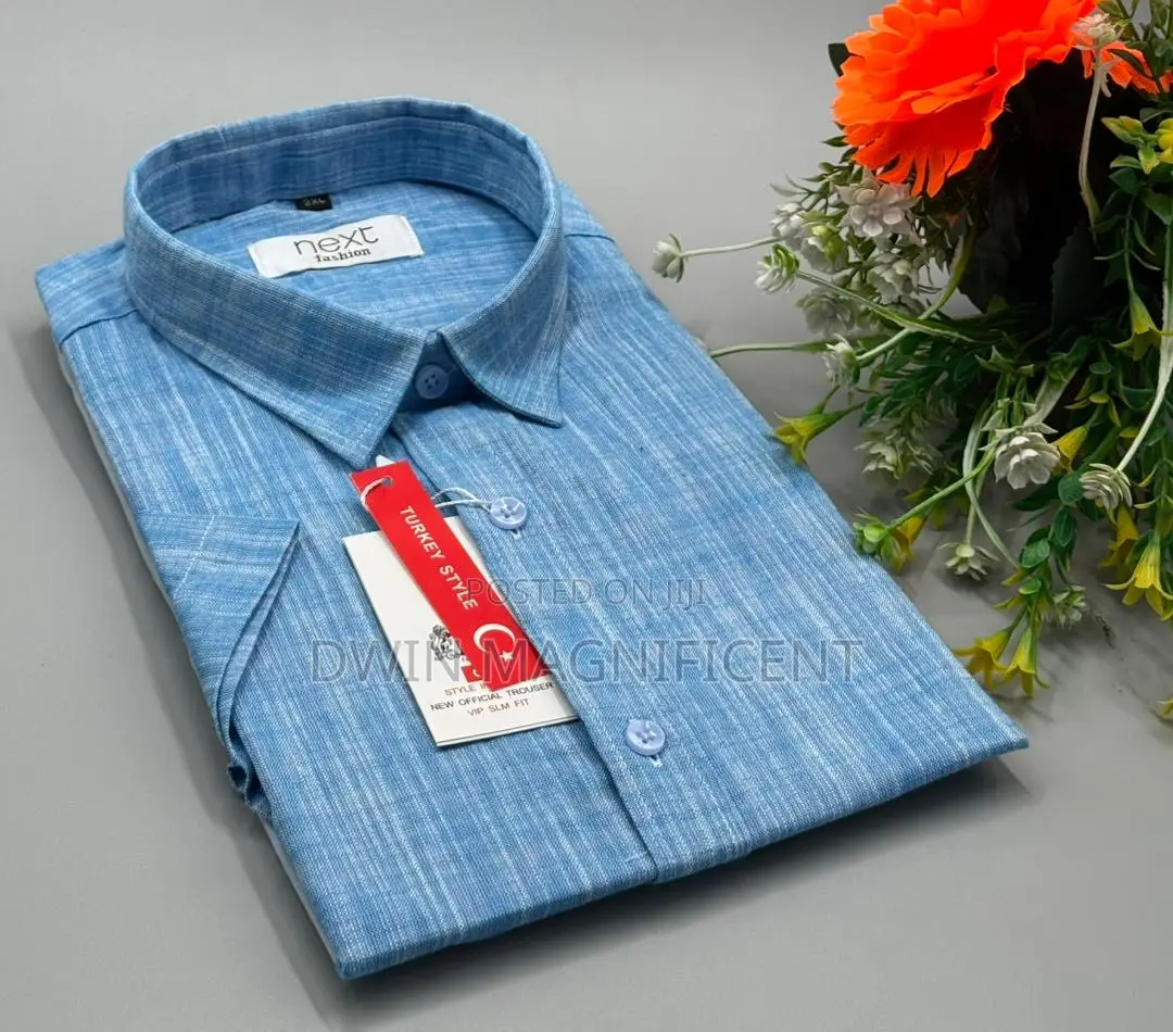 Turkish Cotton Linen Short Sleeves