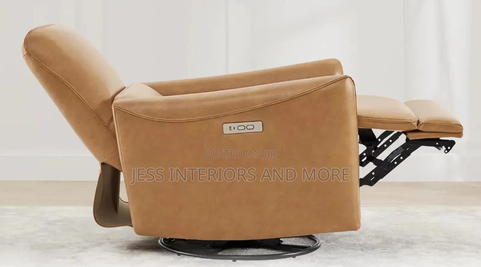 Power Recliner Chair Swivel Glider(Peanut)