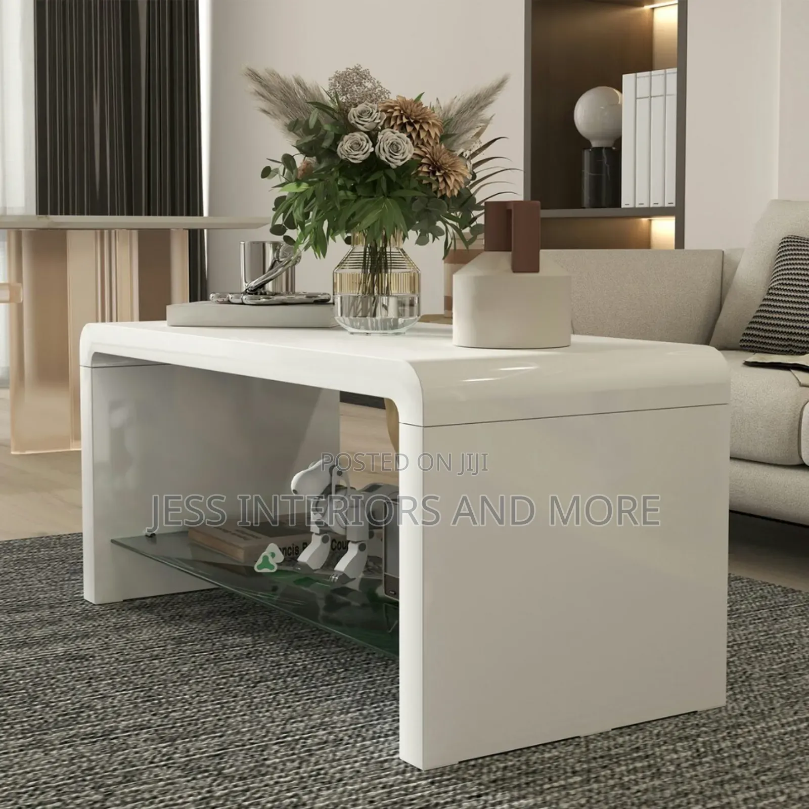 Center Table (White Gloss)