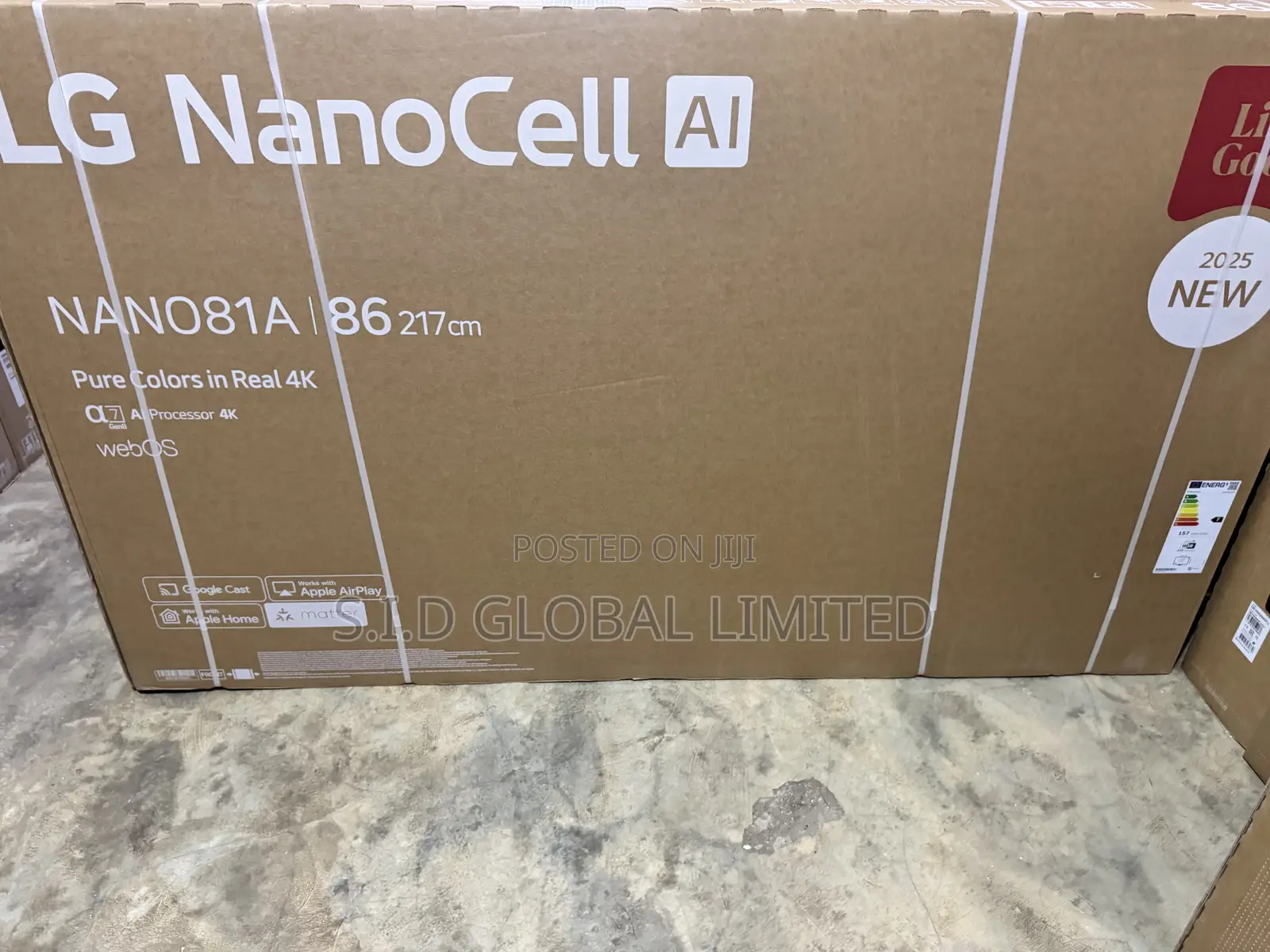 2025 Lg 86 Inch Nanocell Nano81 4k 86nano81a Alpha 7 Ai Processor Gen8