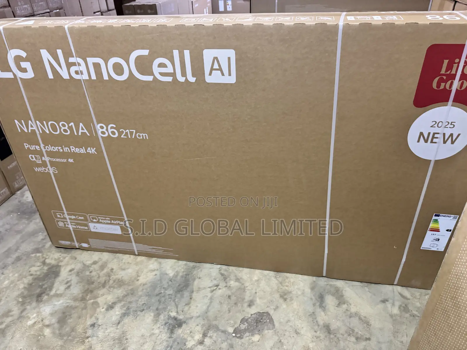 2025 Lg 86 Inch Nanocell Nano81 4k 86nano81a Alpha 7 Ai Processor Gen8