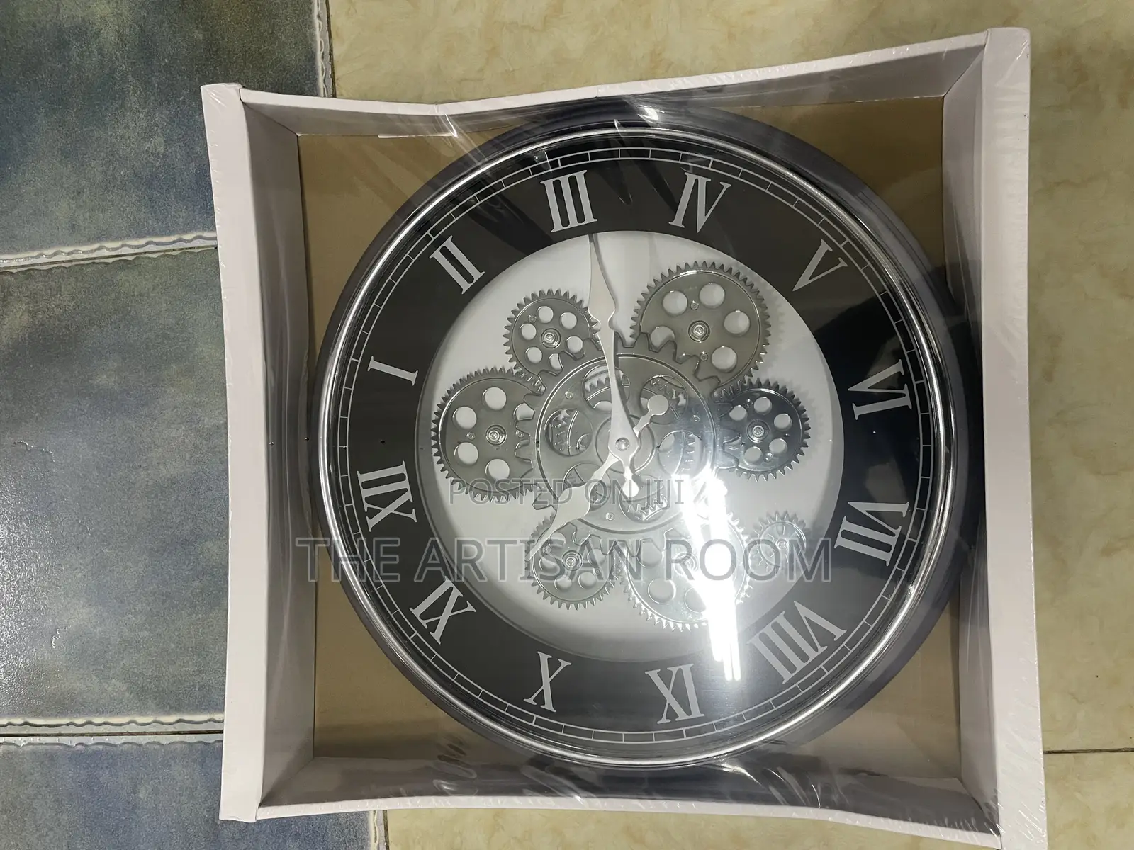 Chronosteel Gear Wall Clock(36cm Diameter