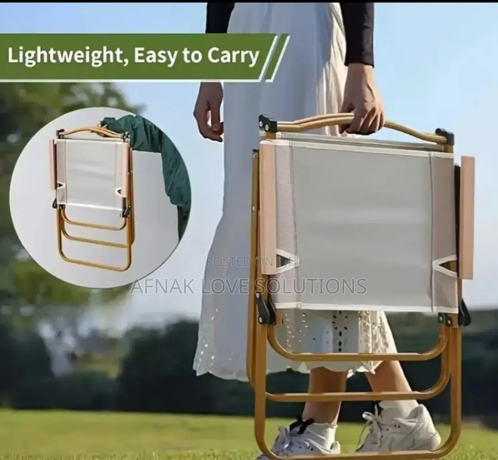 Large Foldable Outdoor Chair