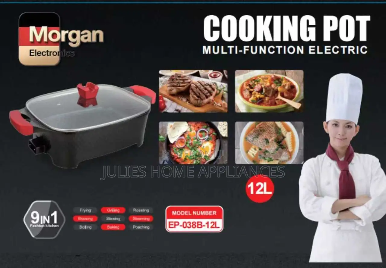 Morgan Multipurpose Electric Cooking Pot (12 Liters)
