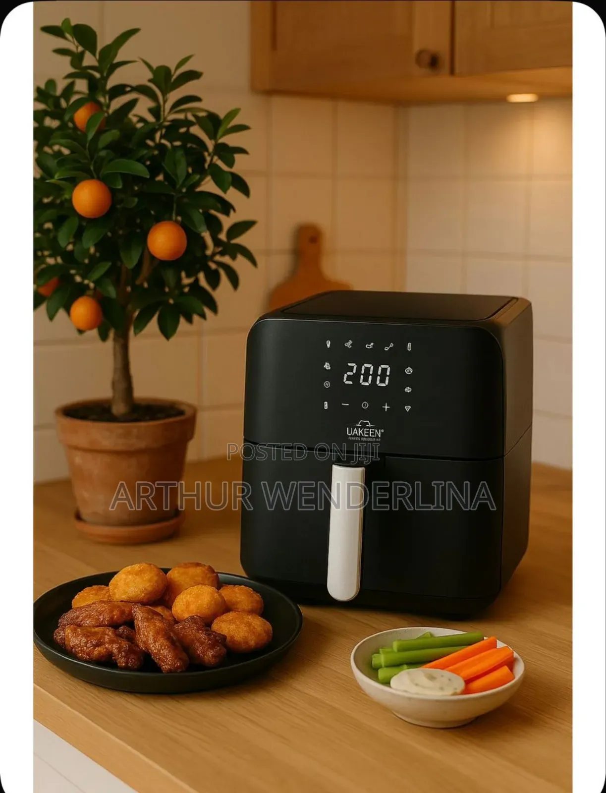 Powerful Uakeen Germany 8l Digital Air Fryer