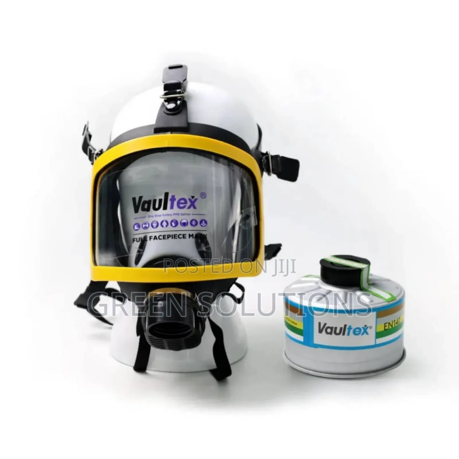 Vaultex Full Face Respirator With Multi Gas Cannister