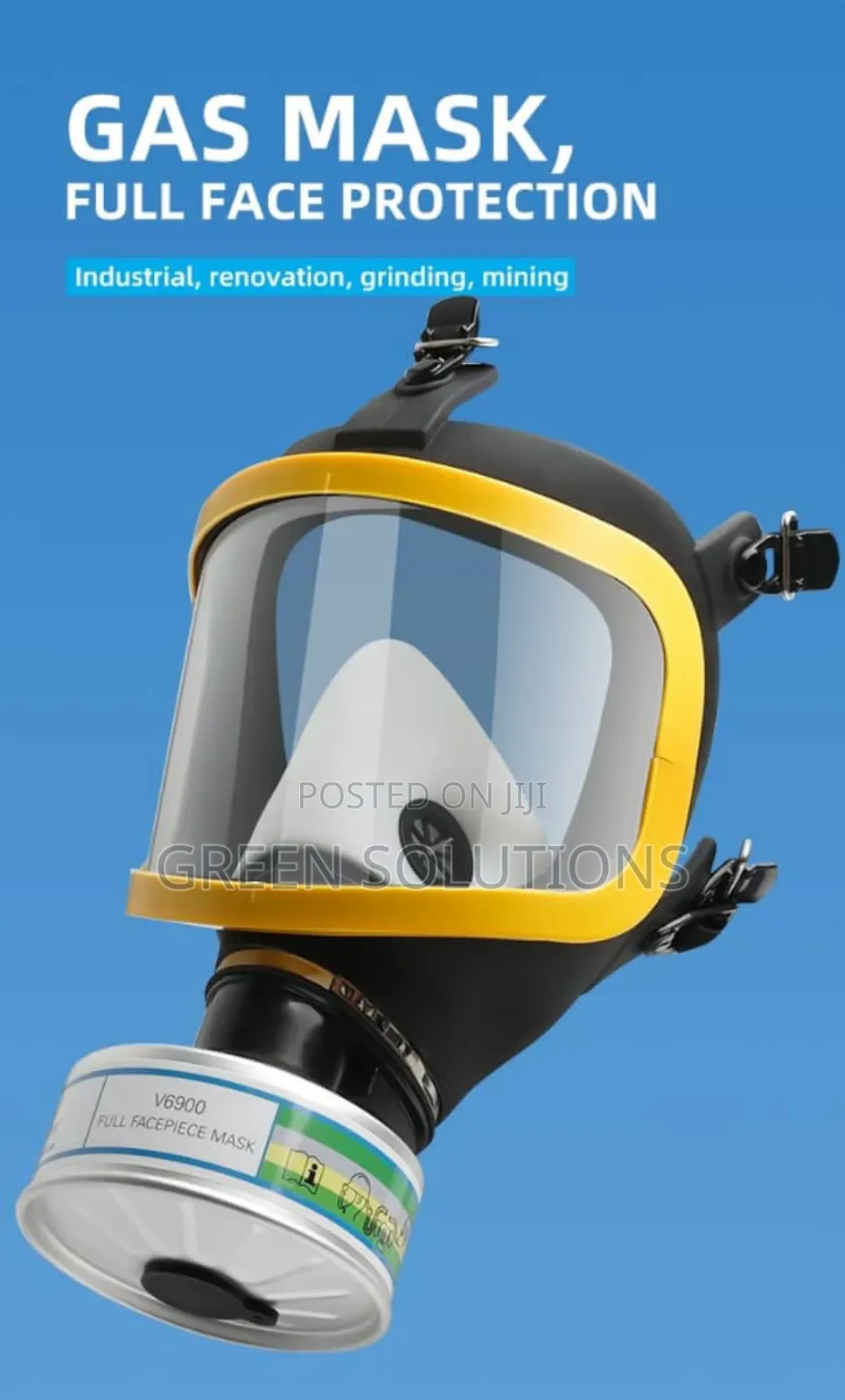 Vaultex Full Face Respirator With Multi Gas Cannister