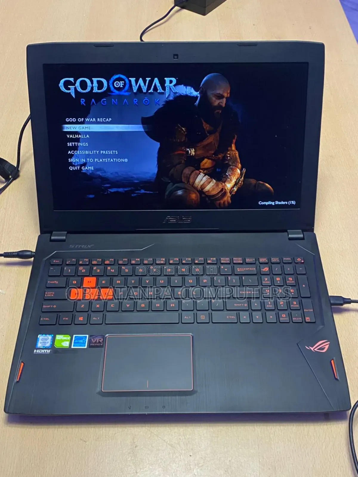 Laptop Asus ROG GL502VS 16GB Intel Core i7 SSHD (Hybrid) 256GB