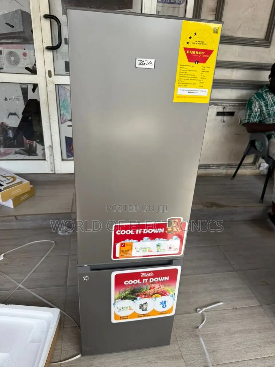 Zara Fridge Bottomfreezer Quality Doubledoor Zara-240bf
