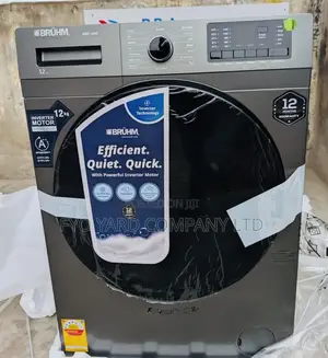 Latest in Town Bruhm 12kgs Front Load Inverter Washing Machine