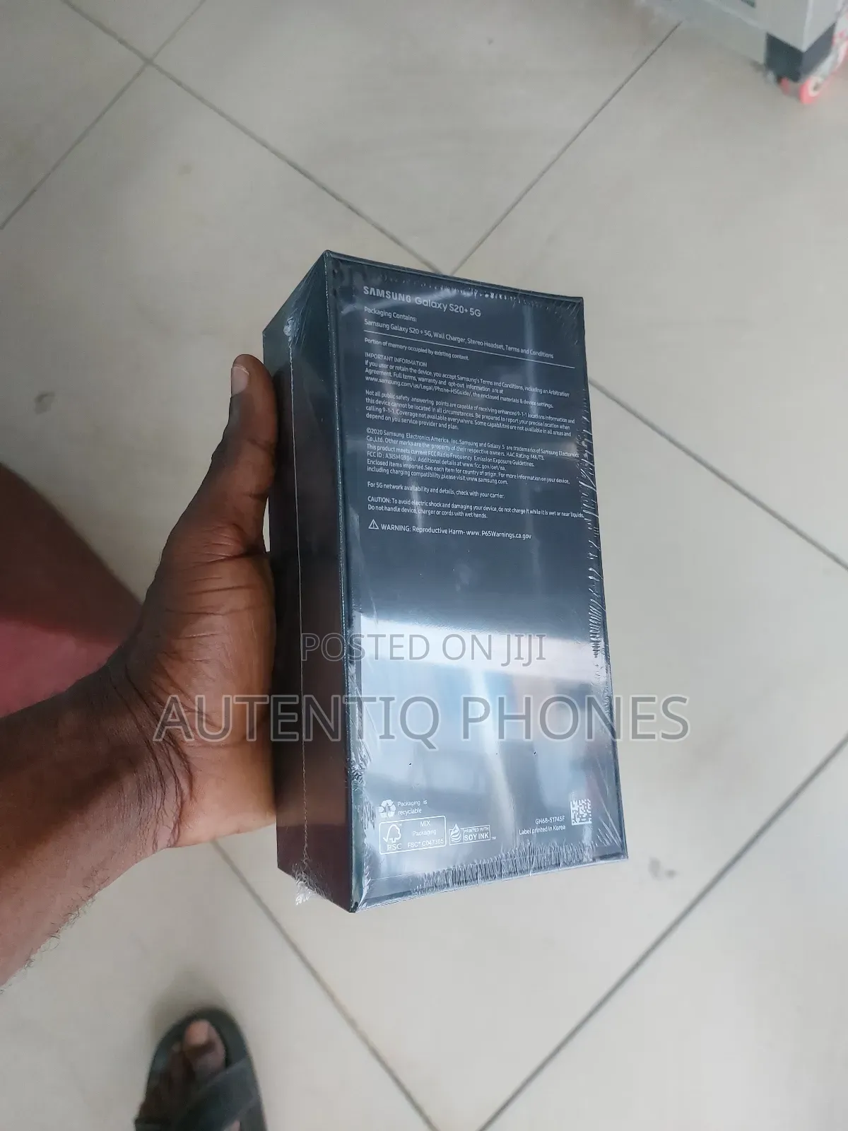 New Samsung Galaxy S20+ 128 GB Black