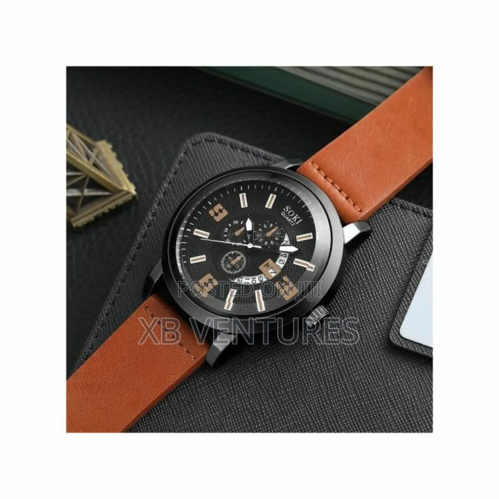 Addiesdive Simple Dress Men's Watch + Bracelet