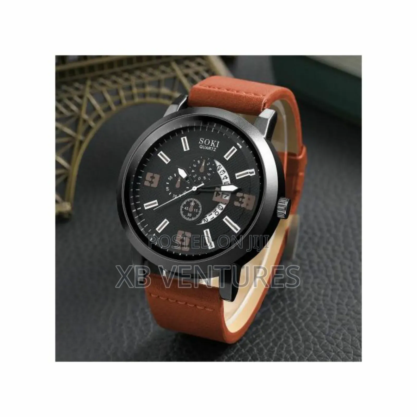 Addiesdive Simple Dress Men's Watch + Bracelet