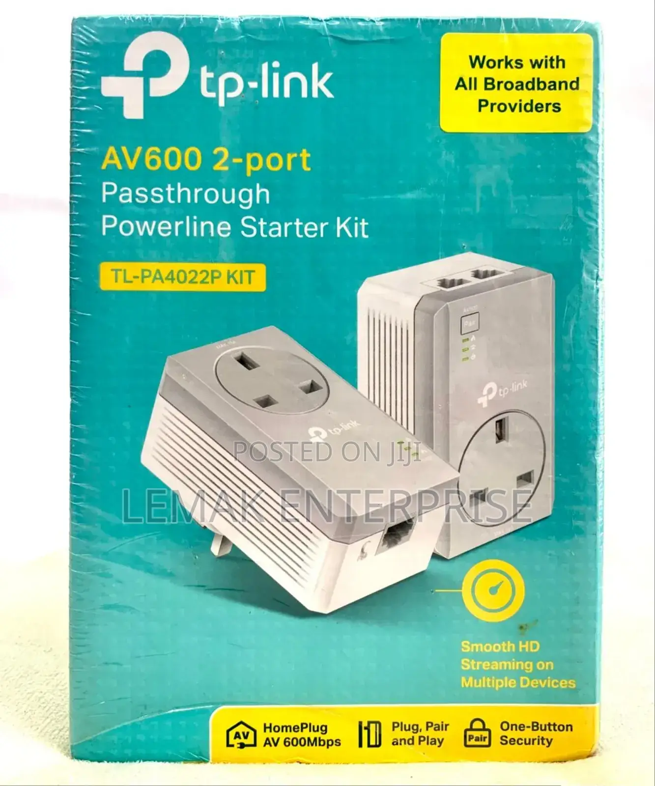 Tp Link Av600 2 Port Repeater and Powerline Starter Kit
