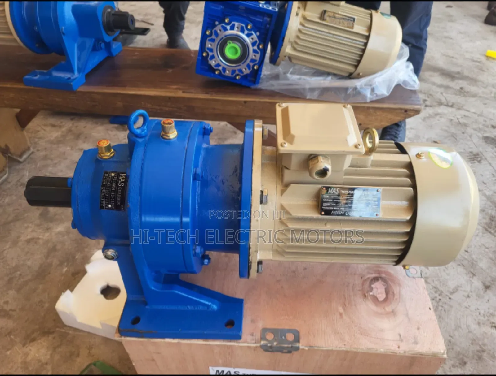Conveyor Motor 5.5hp/4kw Electric Gear Box Motor
