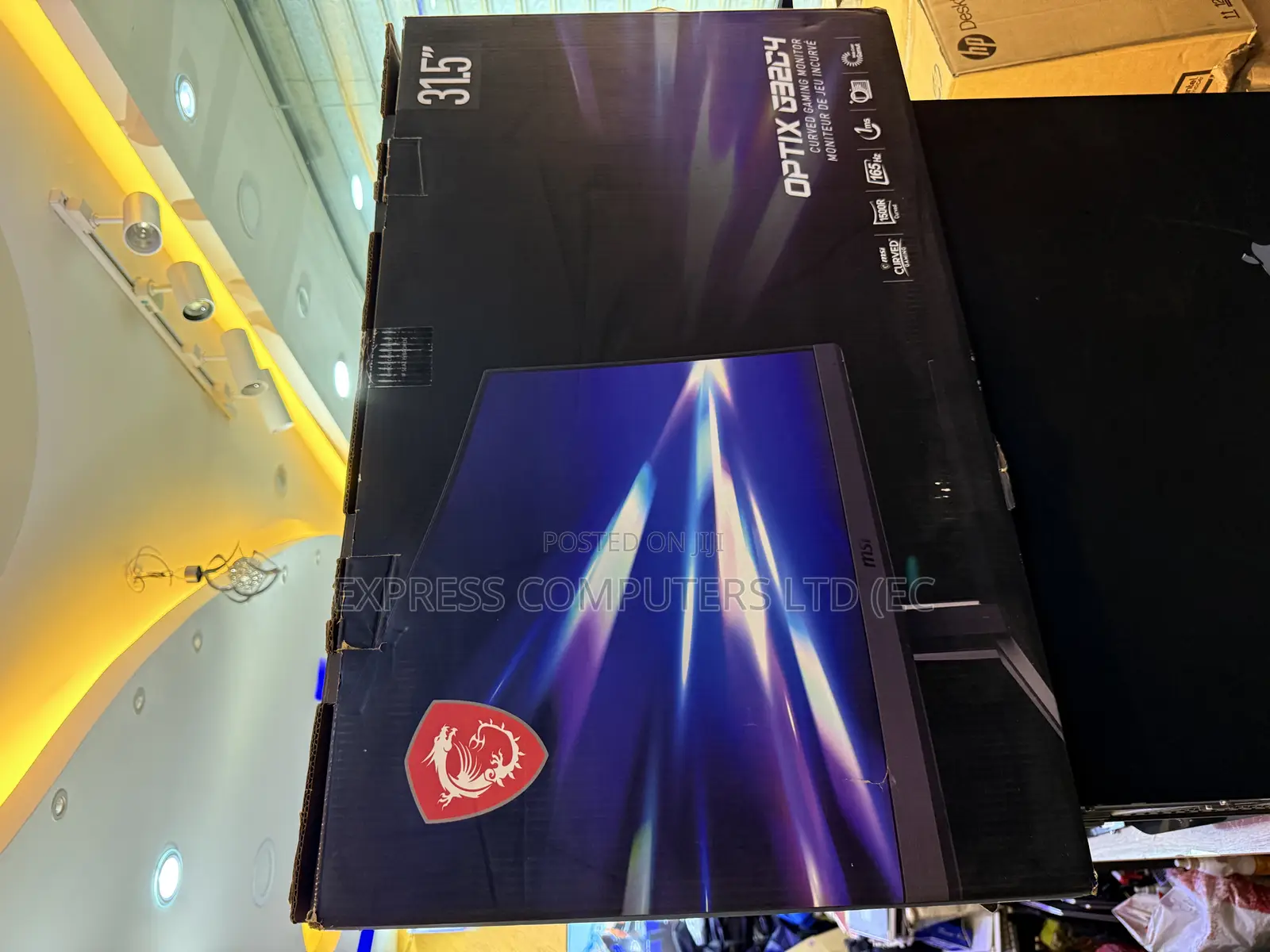 Msi 32 Inches Curved Edgeless Gaming Monitor 165hz Brand New