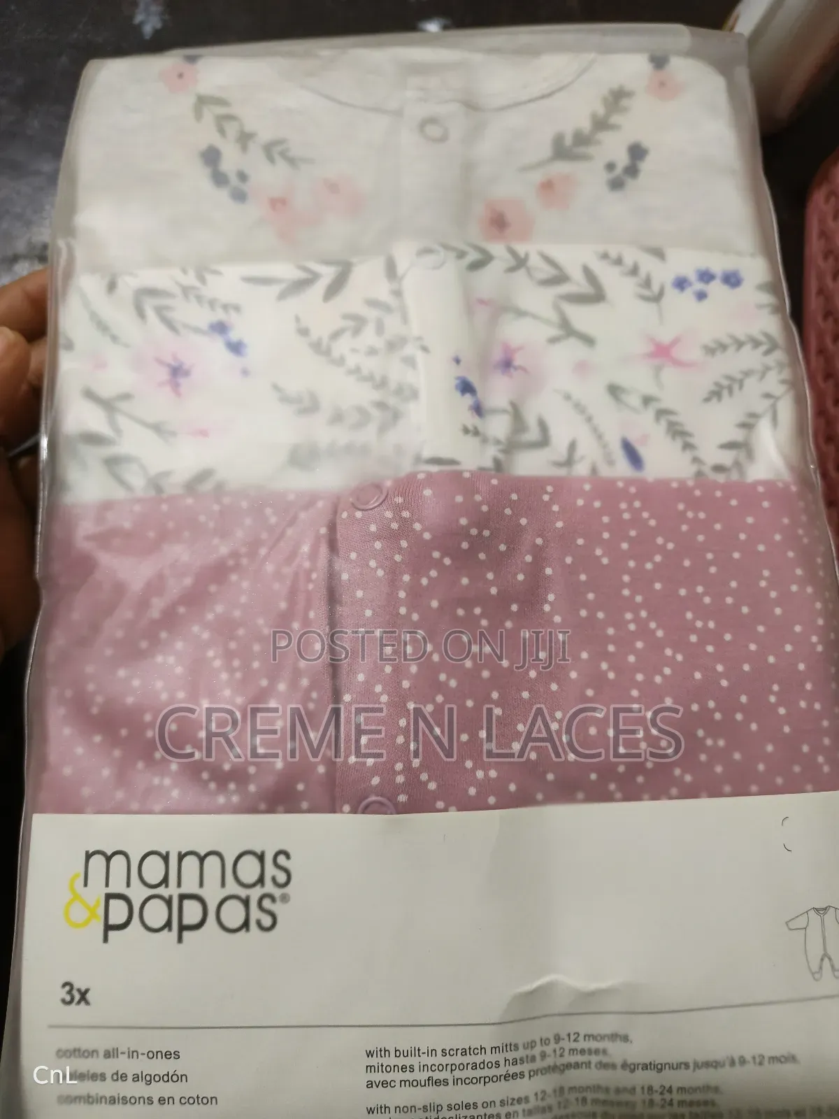 3 Pieces Sleep Suit Mamas Papas 9-12mths