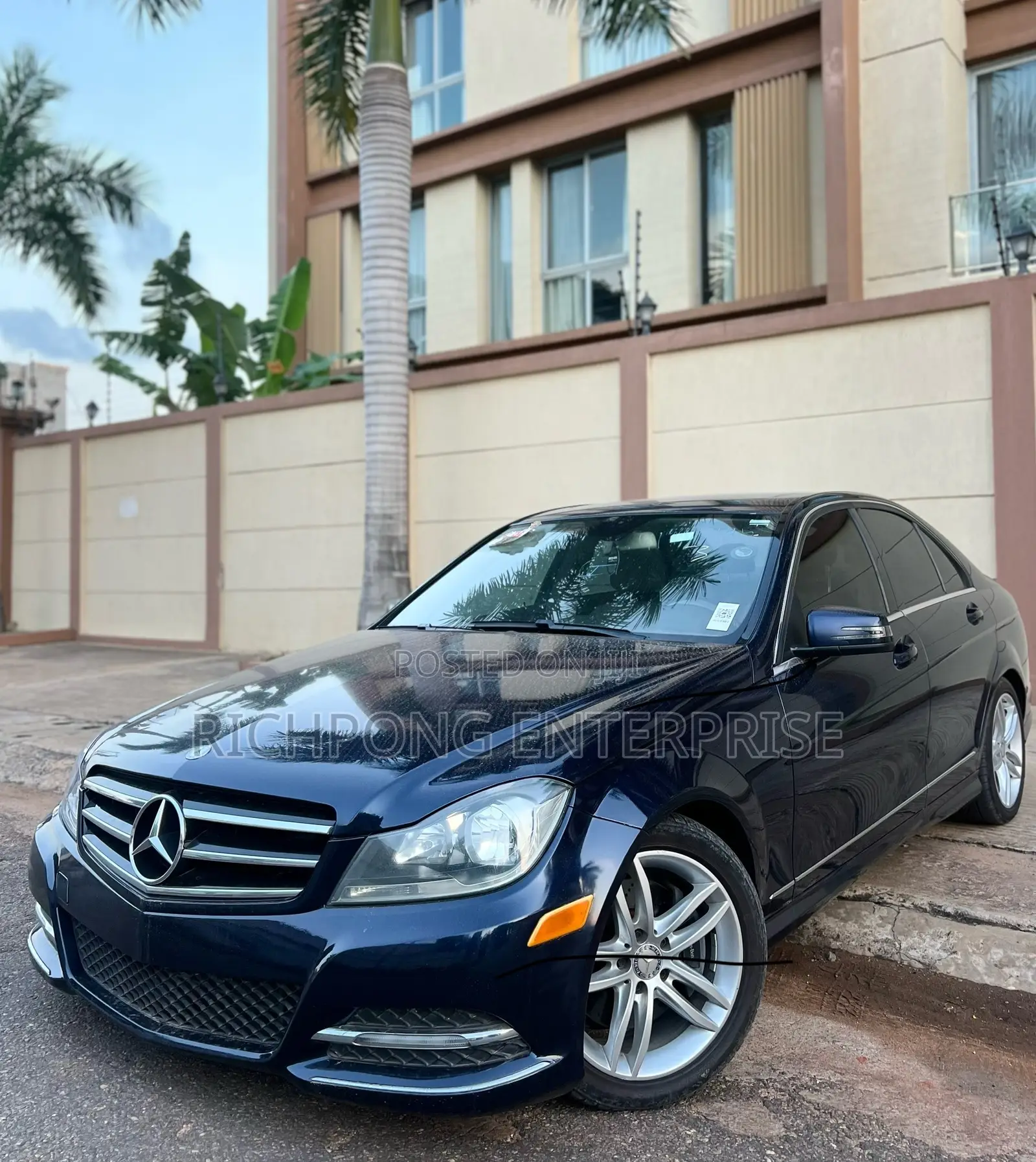 Mercedes-Benz C300 Sport 4Matic Sedan AWD (3.5L 6cyl 7A) 2014 Blue