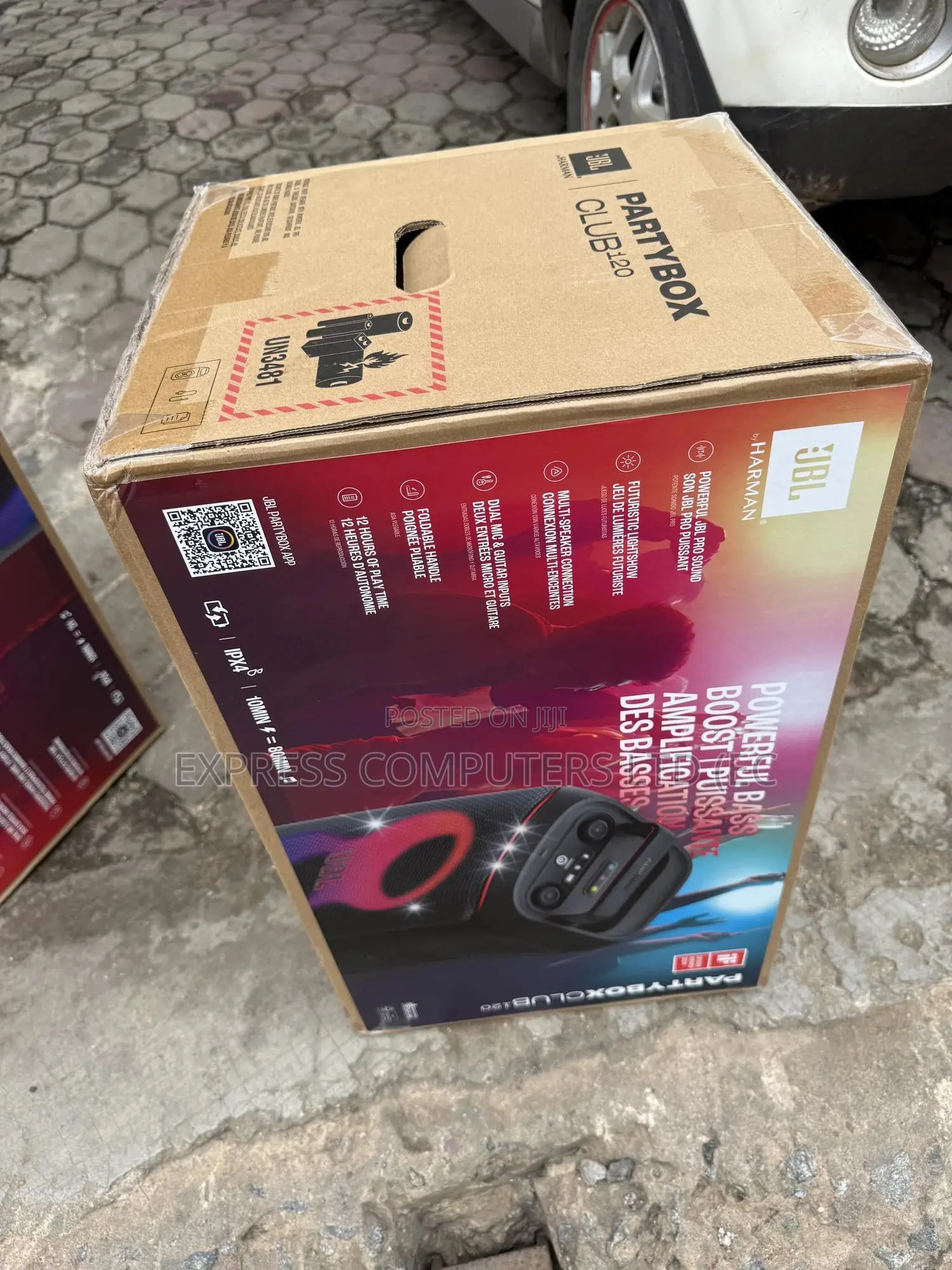 JBL Partybox Stage 320 Portable Party Bluetooth Speaker With Wheels