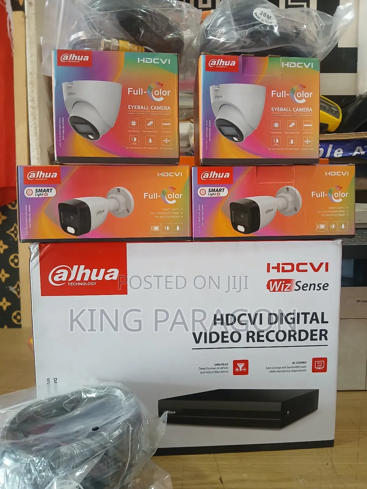 CCTV Kit (4 Channel) Full Coloured [2mp]