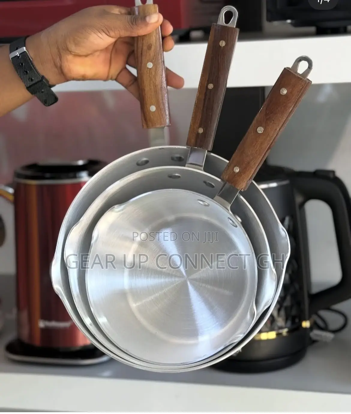 3in1 Aluminum Banku Pan
