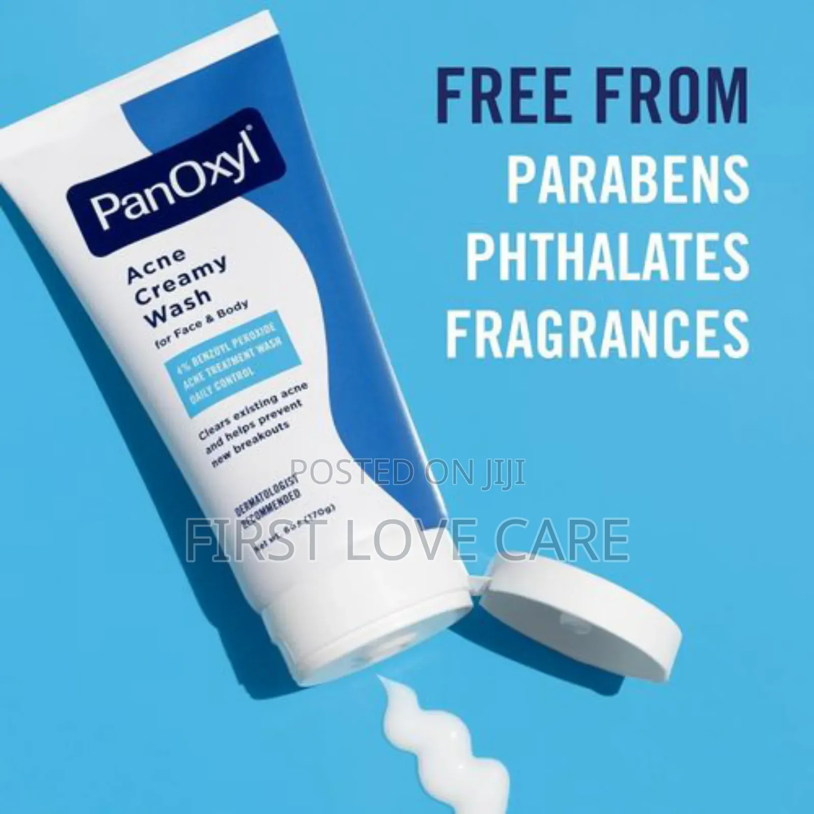 Panoxyl Acne Creamy Wash 4% Benzoyl Peroxide Daily Control - 170g 4.9