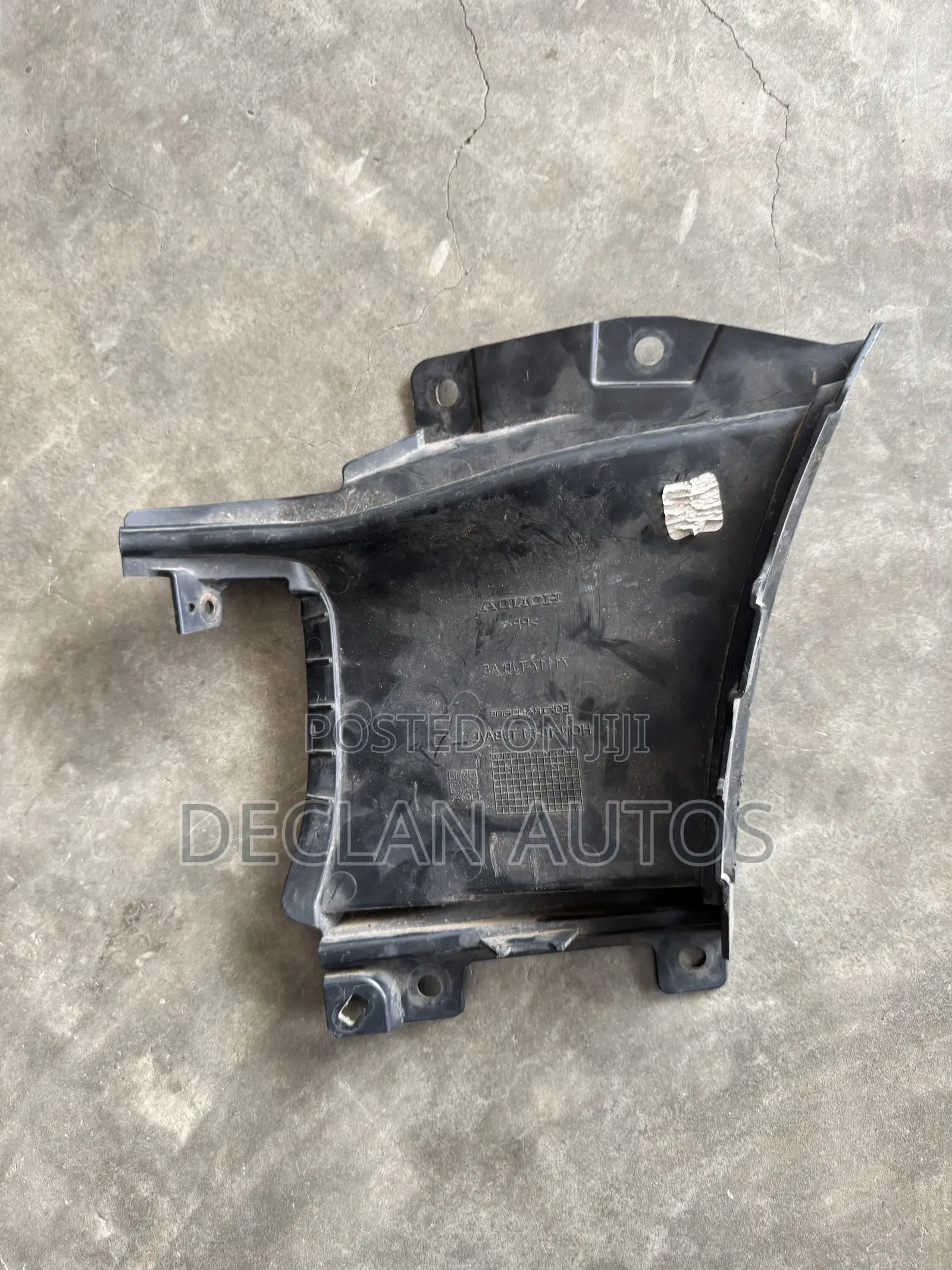 2019-2021 Acura Rdx Front Right Side Bumper Air Intake Duct