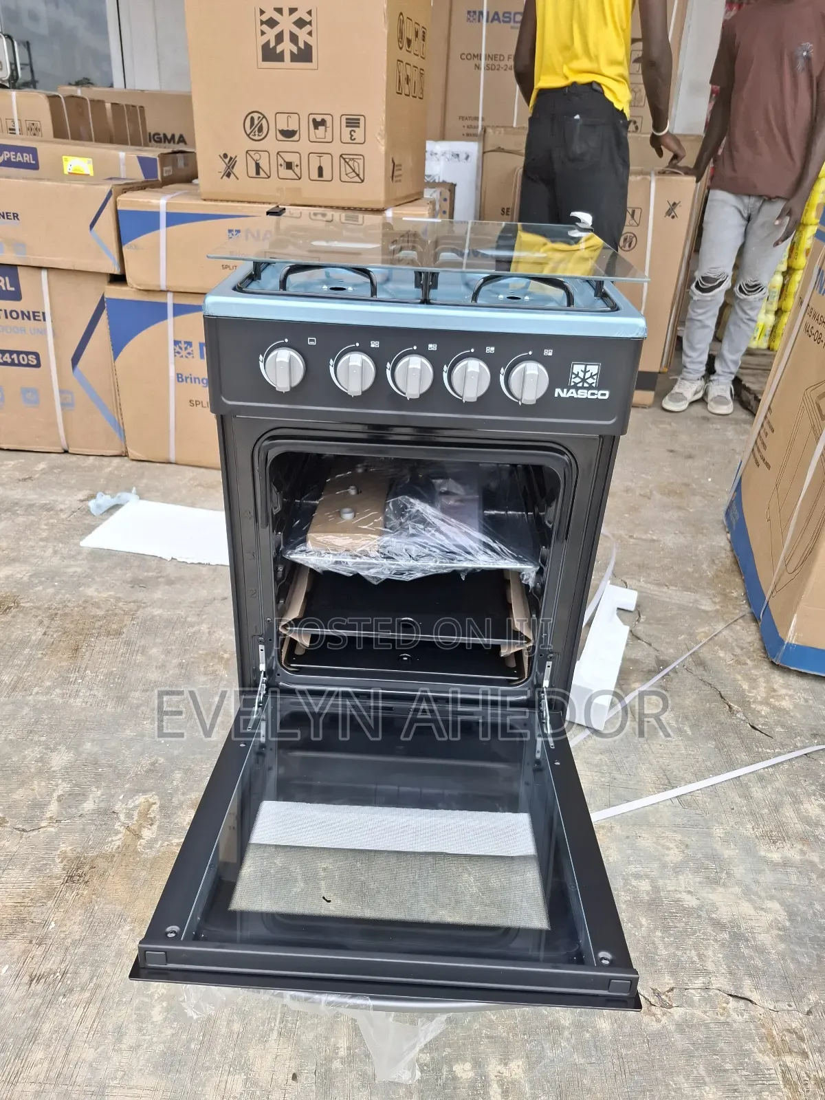Affordable and Stainless Steel Nasco Gas Cooker 50by50 With Oven