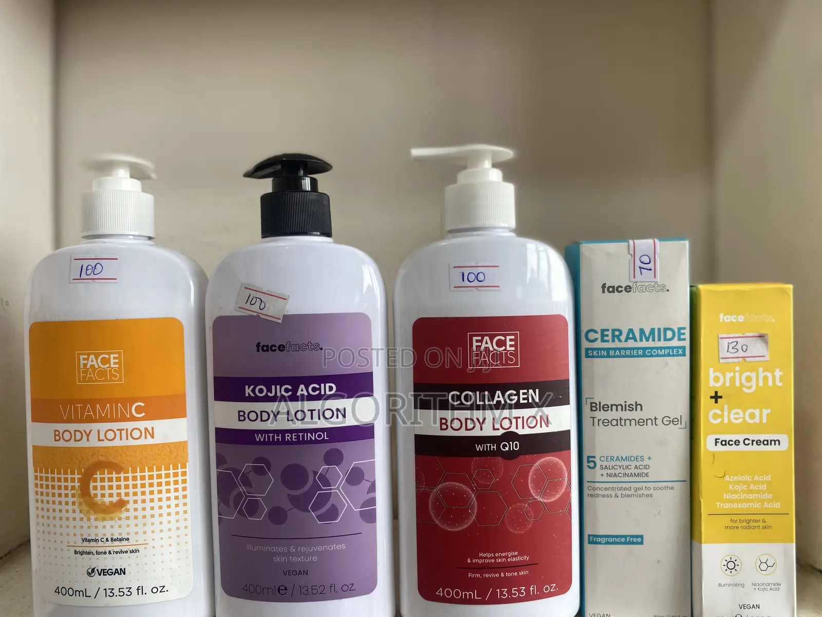 Facefacts Lotion /Serum And Cleanser