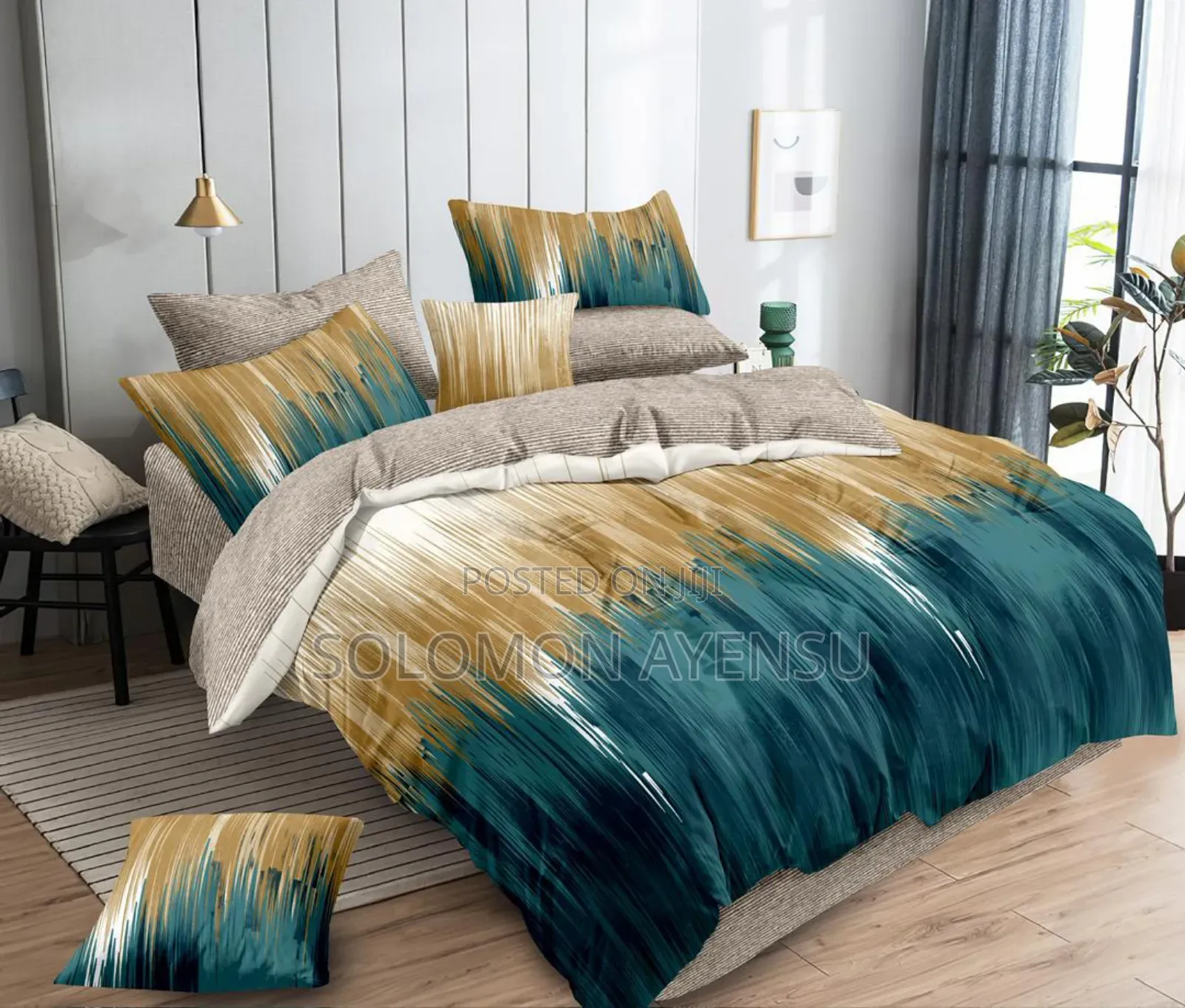Quality Double Duvet 4 Pieces Set Available in Different Colours