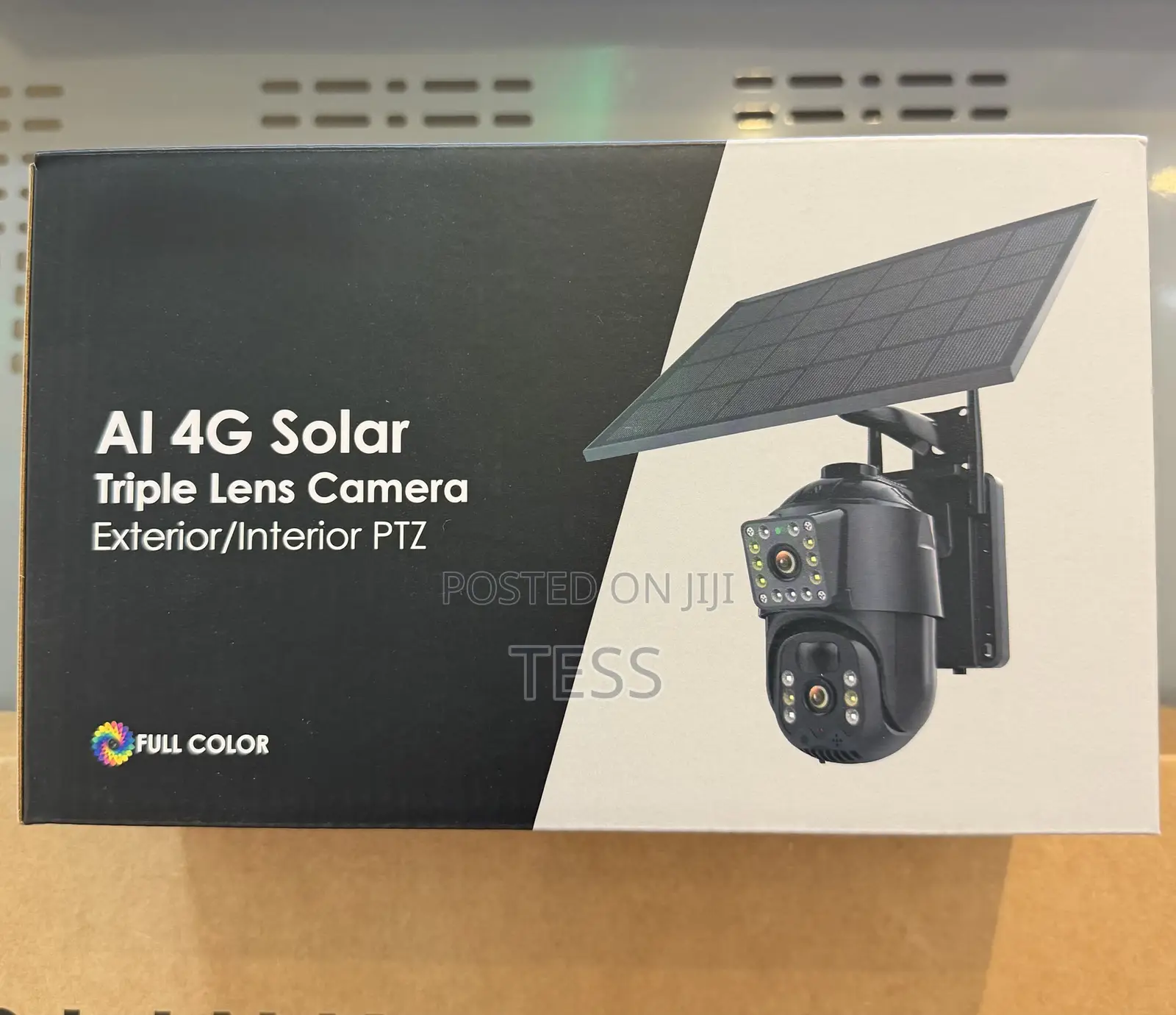Solar 4g Sim Camera Dual Lens 6mp Full Color 2 Way Audio