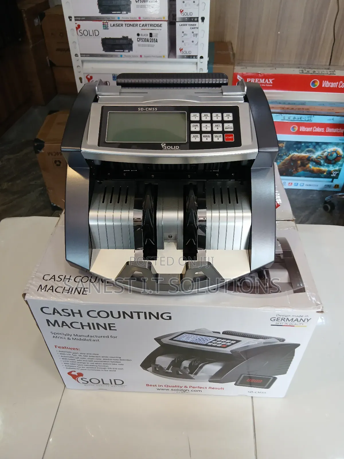 Money Counting Machine With Counterfeit Detection
