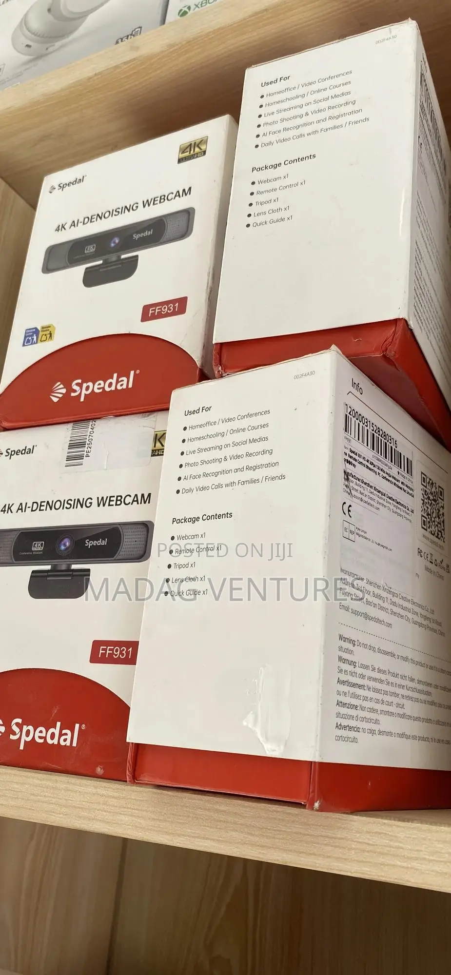Spedal 931 Hd 30fps 120 Wide Angle Webcam Wtih Microphone Remote