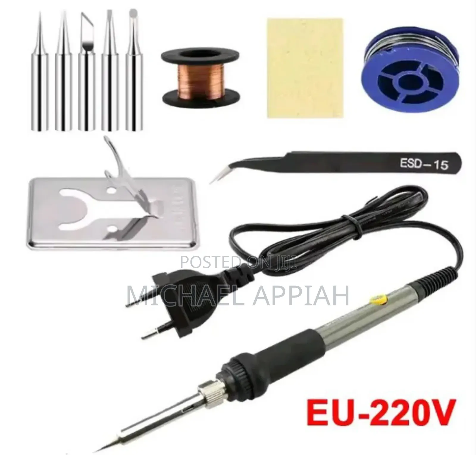 60w Adjustable Soldering Iron Kit 7 in 1