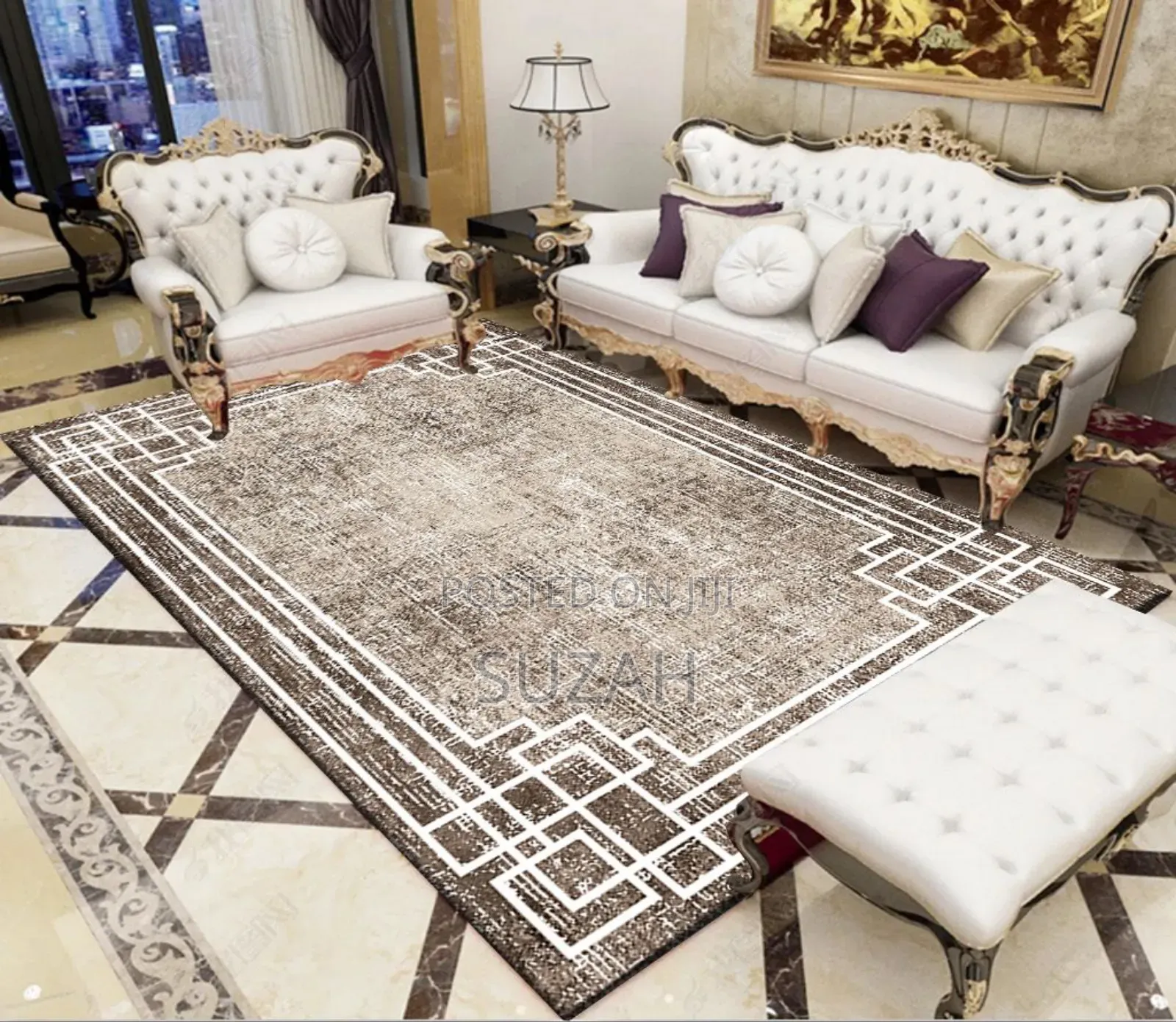 Luxury Woolen Center Carpet