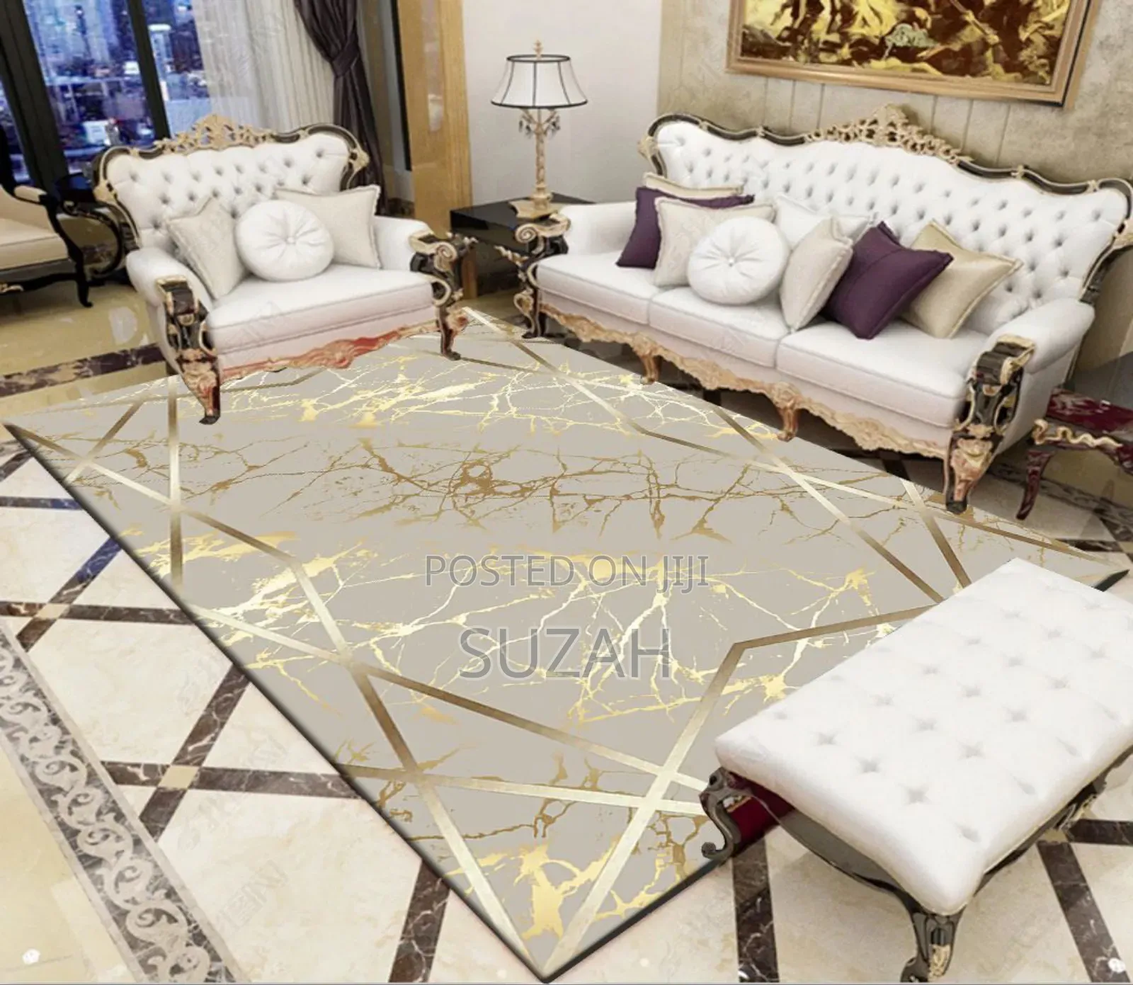 3d Center Woolen Carpet