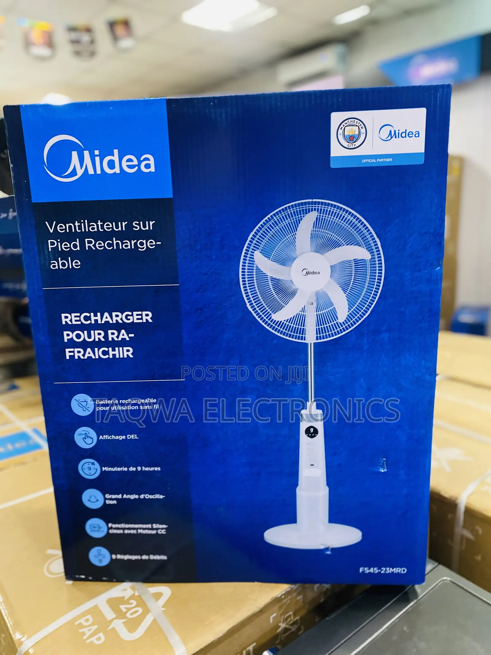 Fs45-23mrd Midea Rechargeable Fan