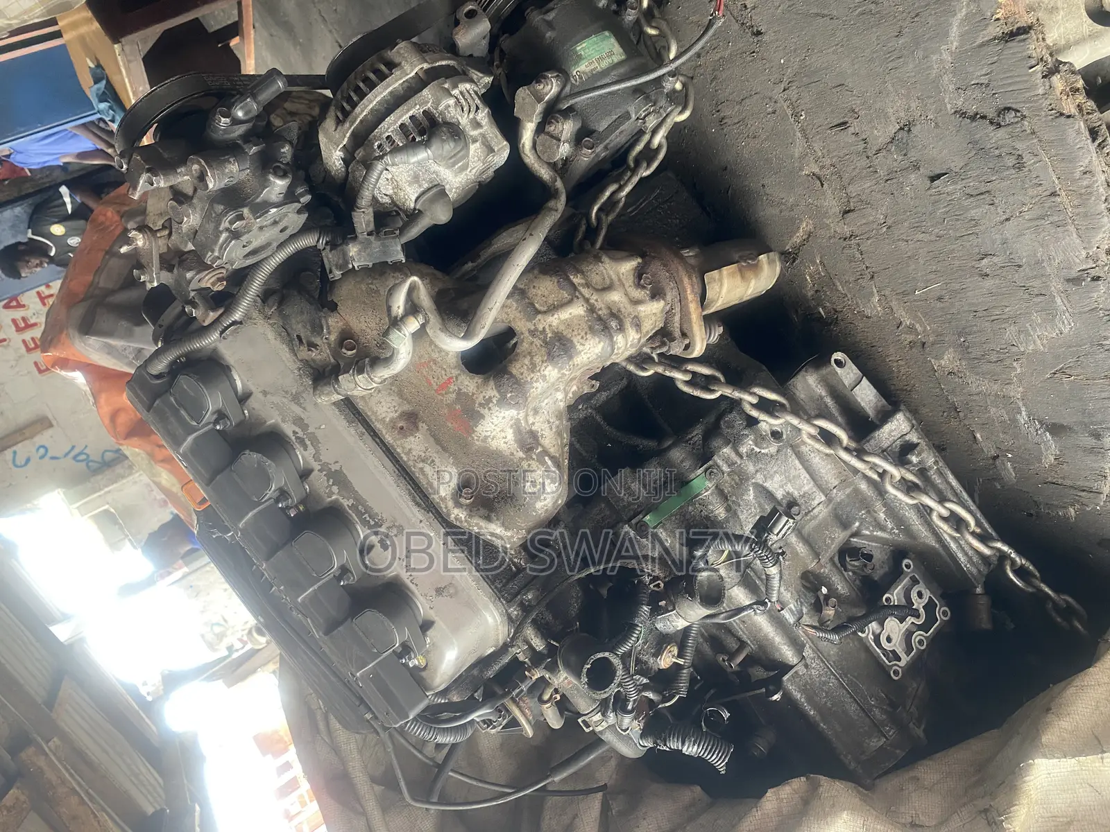 2005 Honda Civic Complete Engine With Automatic Gear Box