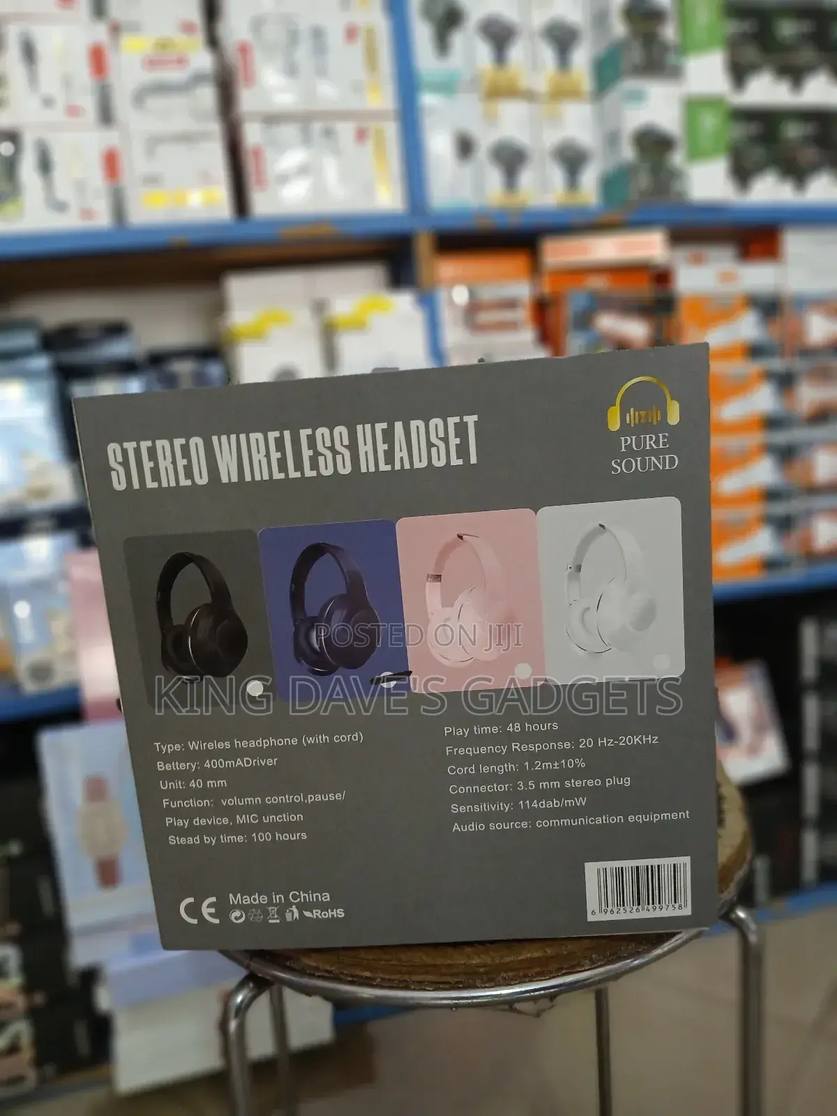 M3 Stereo Wireless Headset.