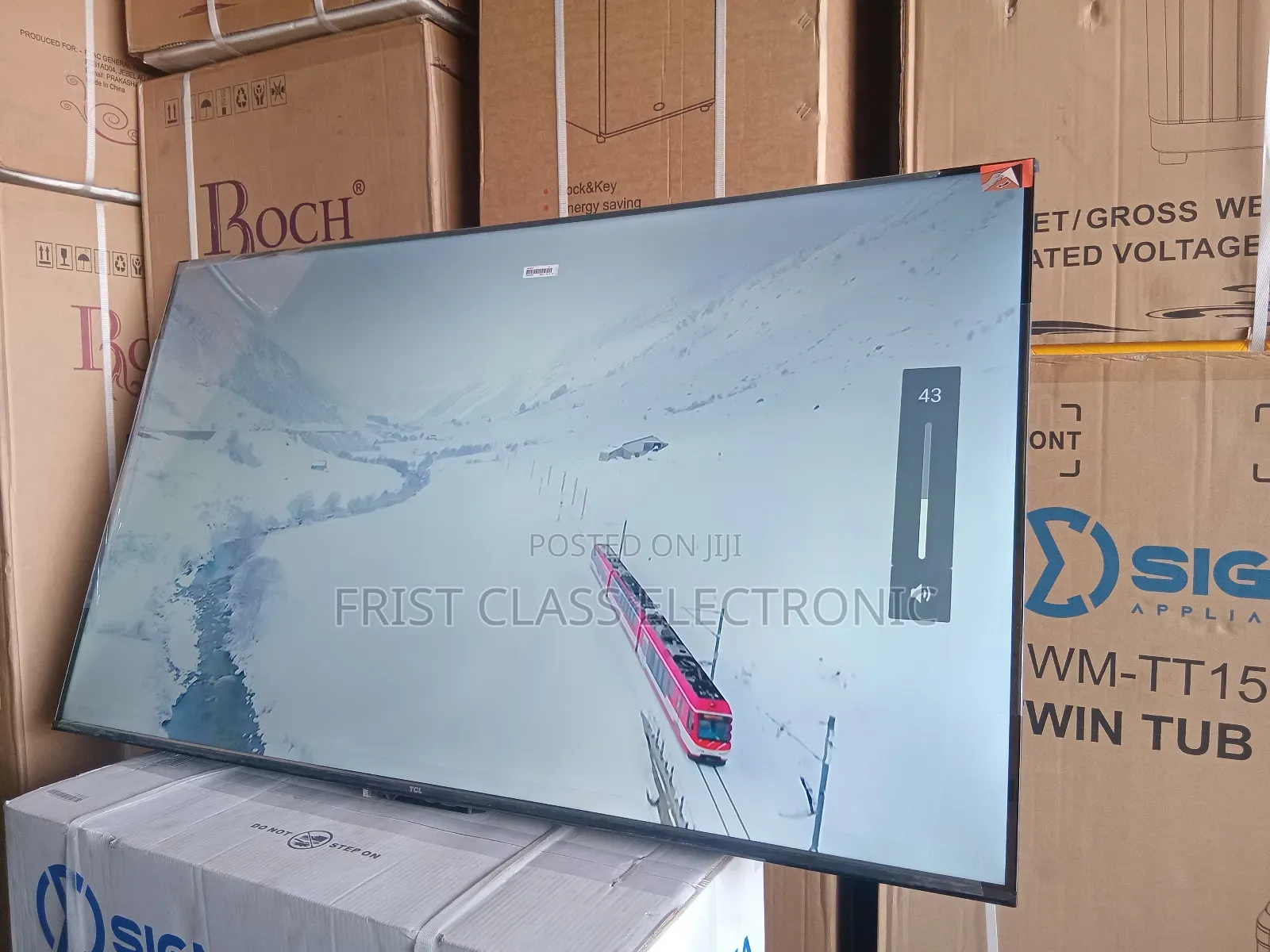 TCL 55” Frameless Smart Tv – Sleek Design