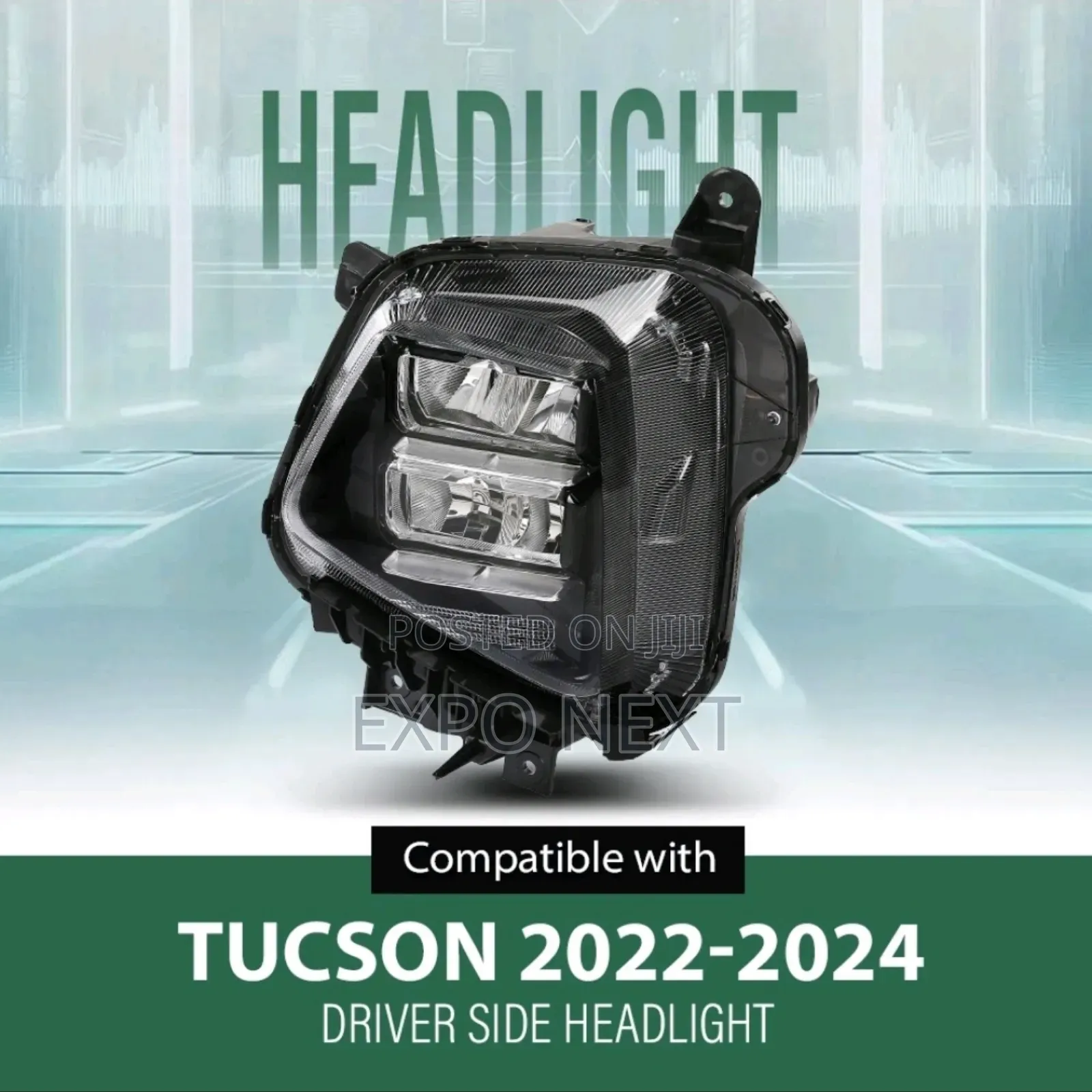 Led Headlight  Fit For 2022-2024 Hyundai Tucson Left Driver