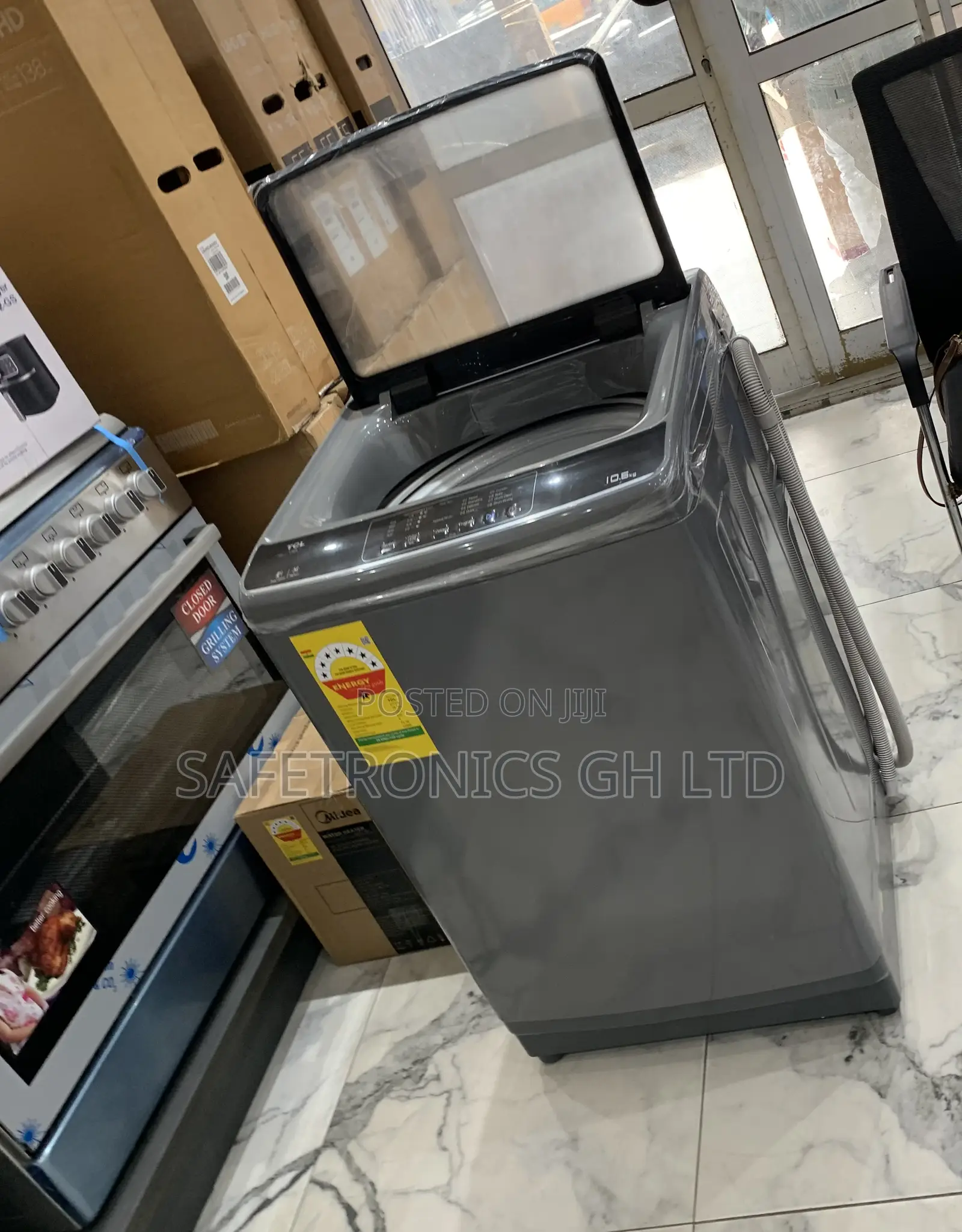 Original Classic Grey Full Automatic TCL 11kg Topload Washer