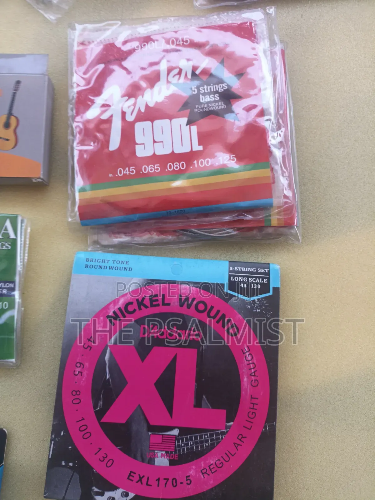 Strings, Bow, Bridge,Rosin, Pick, Capo,.Straps; Tuners,Pitch Pipe Etc