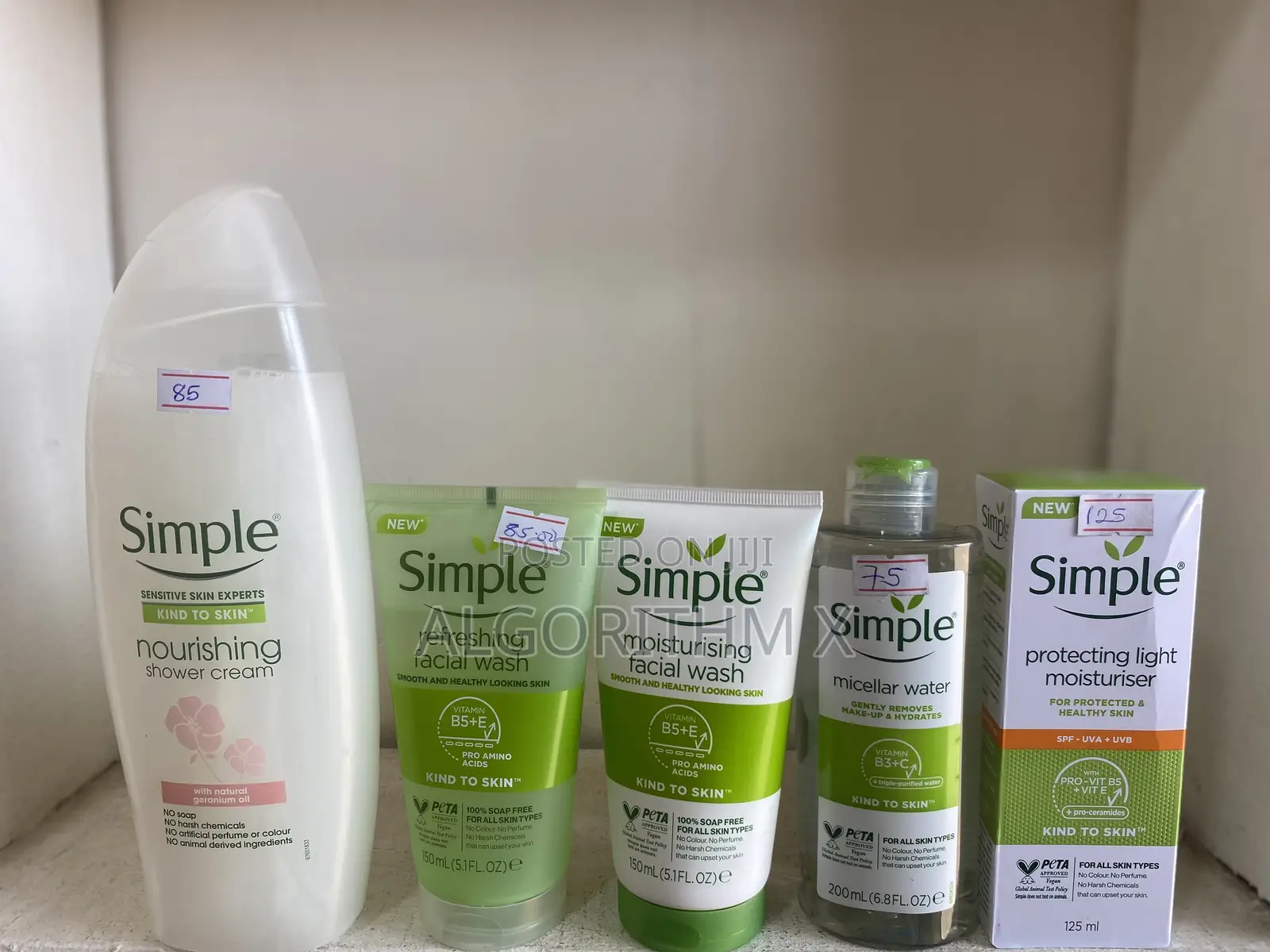 Simple Face Wash and Body Wash Gel